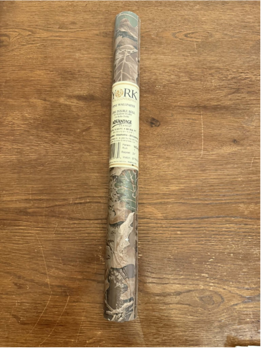 York Wallcoverings Advantage Classic Wallpaper WD4140 Woodland Camo Pattern